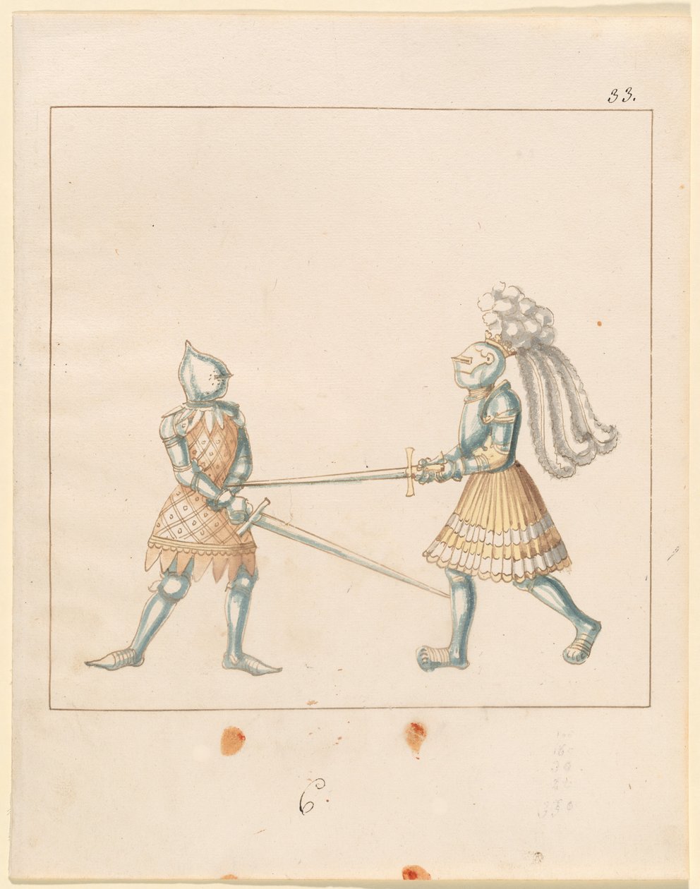 Freydal, The Book of Jousts and Tournament of Emperor Maximilian I: Combats on Foot (Jousts) (Nide III): Levy 163 tekijältä German 16th Century