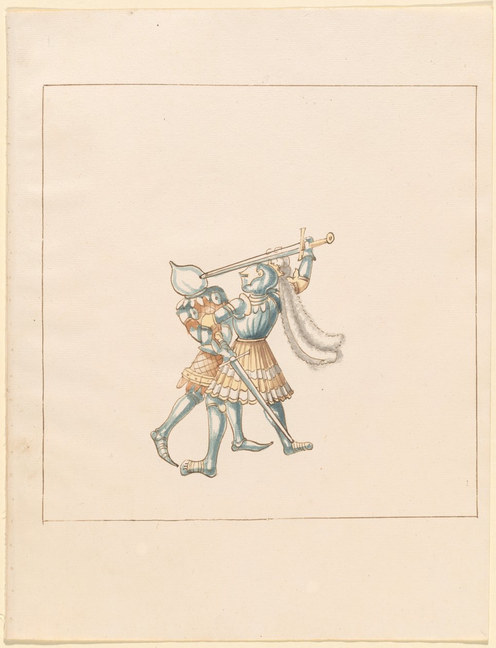 Freydal, The Book of Jousts and Tournament of Emperor Maximilian I: Combats on Foot (Jousts) (Nide III): Levy 160 tekijältä German 16th Century
