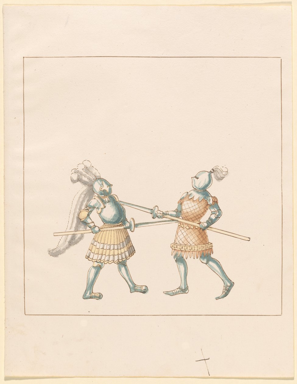 Freydal, The Book of Jousts and Tournament of Emperor Maximilian I: Combats on Foot (Jousts) (Nide III): Levy 148 tekijältä German 16th Century