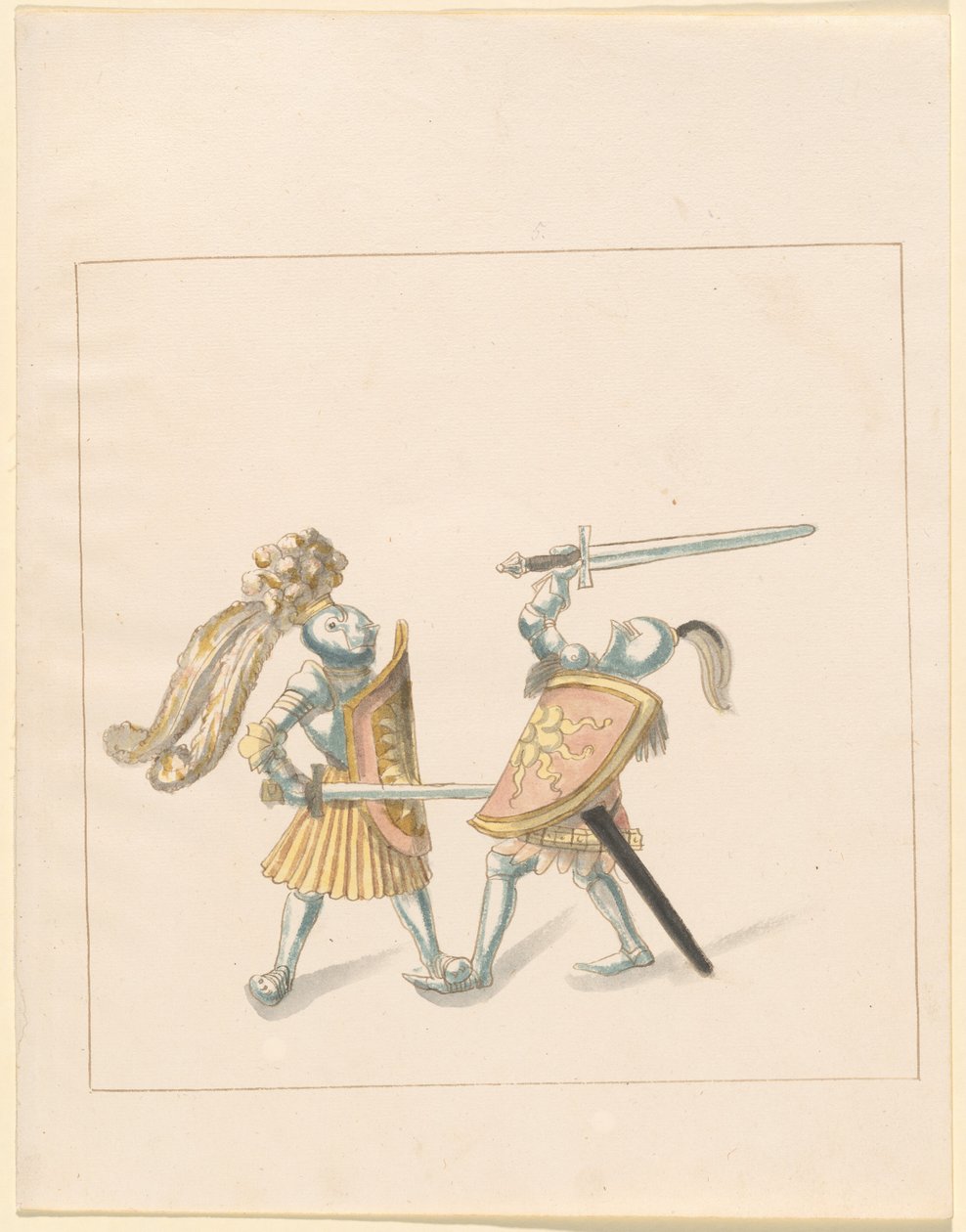 Freydal, The Book of Jousts and Tournament of Emperor Maximilian I: Combats on Foot (Jousts) (Nide III): Levy 161 tekijältä German 16th Century
