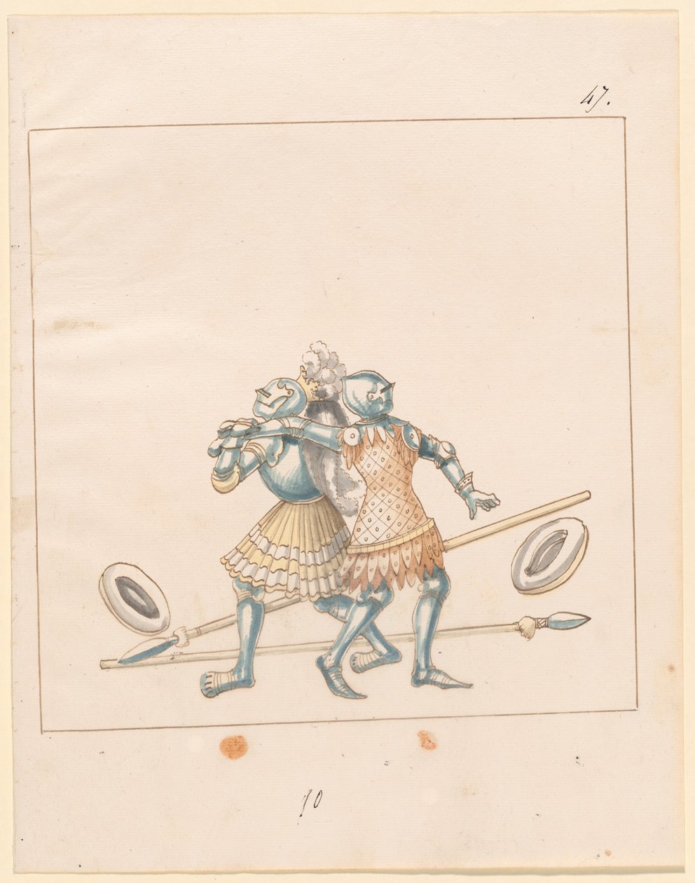 Freydal, The Book of Jousts and Tournament of Emperor Maximilian I: Combats on Foot (Jousts) (Nide III): Levy 152 tekijältä German 16th Century