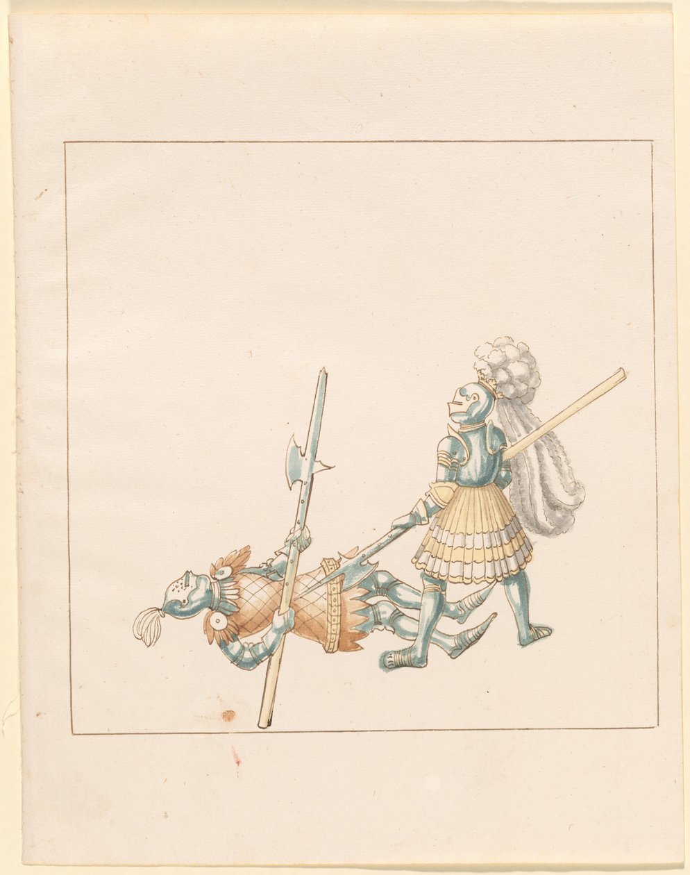 Freydal, The Book of Jousts and Tournament of Emperor Maximilian I: Combats on Foot (Jousts) (Nide III): Levy 145 tekijältä German 16th Century