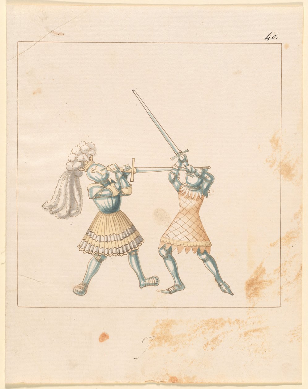 Freydal, The Book of Jousts and Tournament of Emperor Maximilian I: Combats on Foot (Jousts) (Nide III): Levy 157 tekijältä German 16th Century
