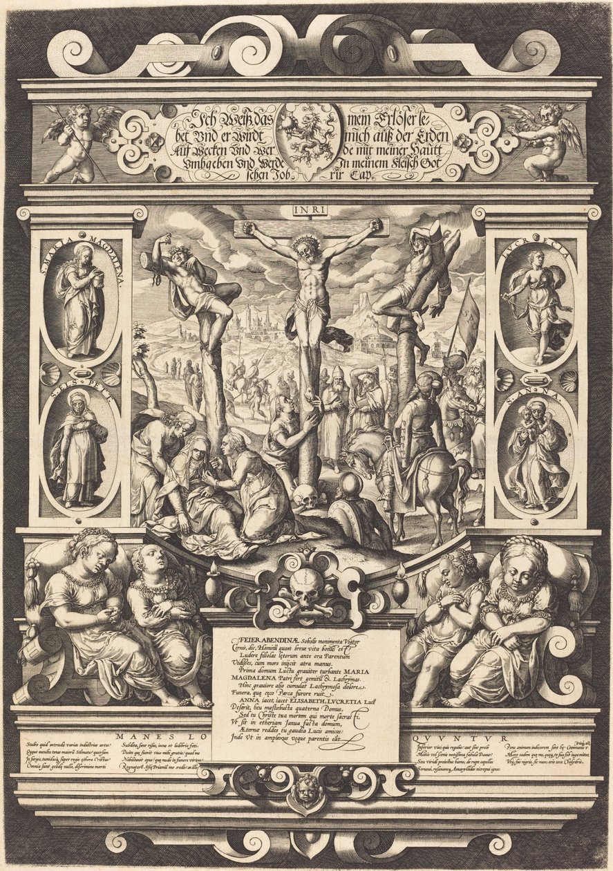 Feuerabendin tyttärien hautausmuistomerkki tekijältä German 16th Century