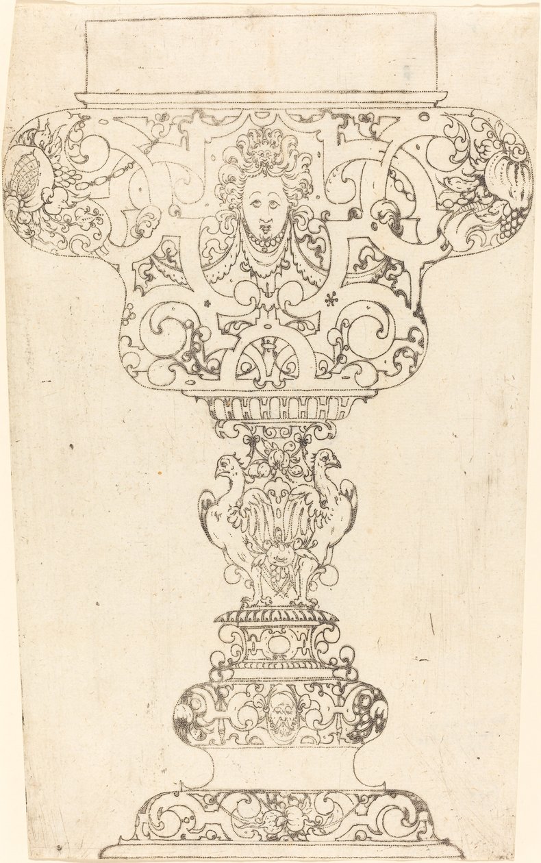 Ornamentti - Suuri pikari tekijältä German 16th Century