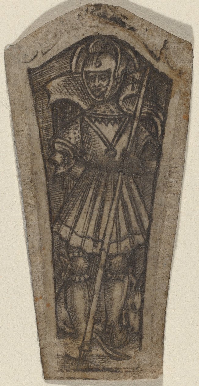 Pyhä Yrjö jalan tekijältä German 16th Century