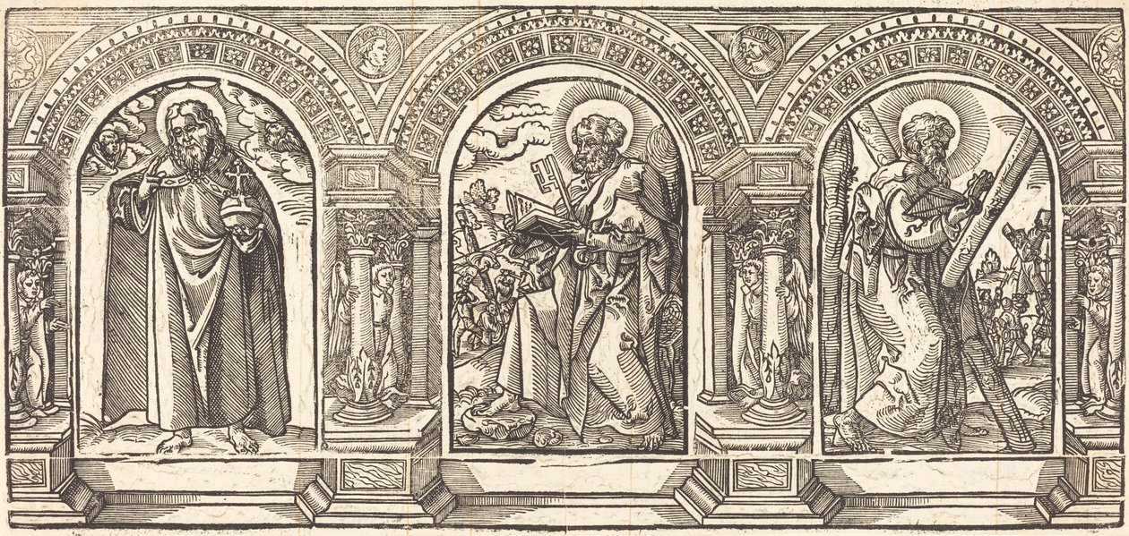 Kristus ja Hänen opetuslapsensa II tekijältä German 16th Century after Martin Schongauer