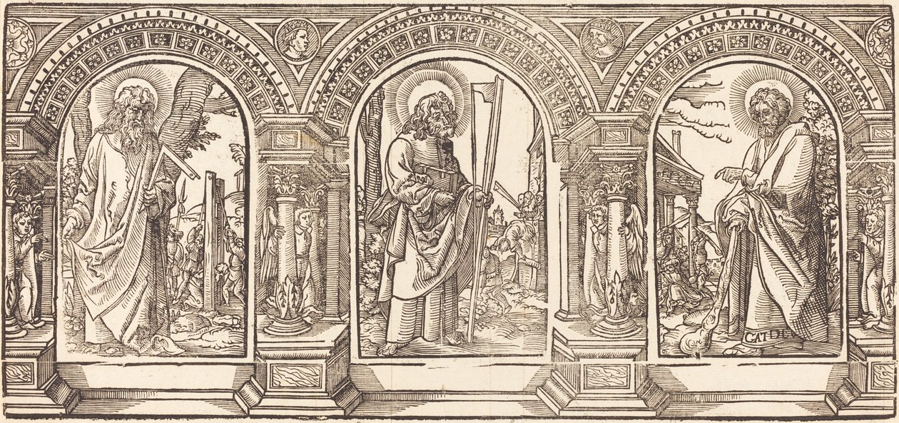 Kristus ja Hänen opetuslapsensa IV tekijältä German 16th Century after Martin Schongauer