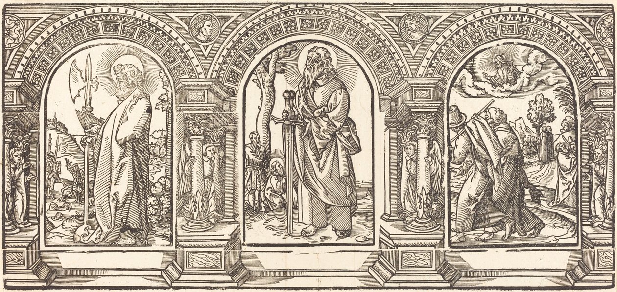 Kristus ja Hänen opetuslapsensa V tekijältä German 16th Century after Martin Schongauer