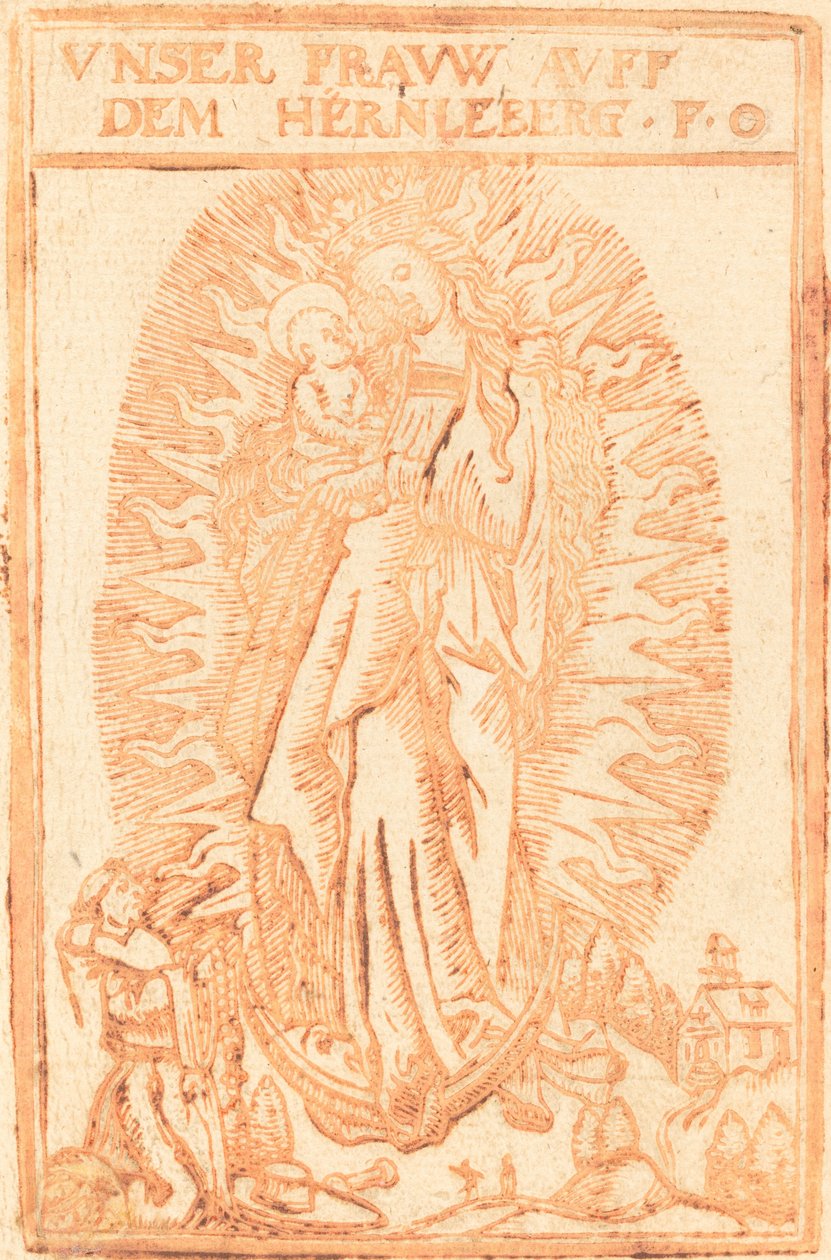 Hernlebergin Madonna tekijältä German 17th Century