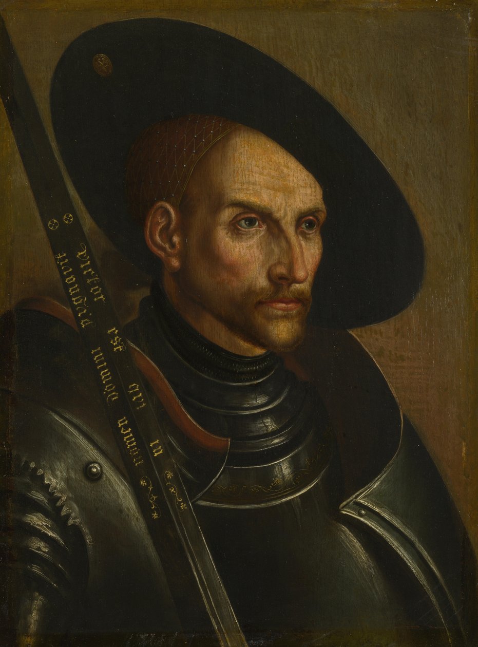 Edzard I:n muotokuva, Itä-Frisian kreivi 1461-1528, 1700-luku tekijältä German Master