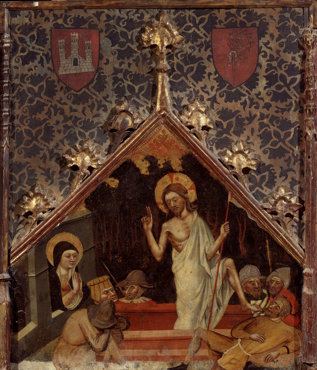 Kristuksen ylösnousemus, 1400-luku tekijältä German Master
