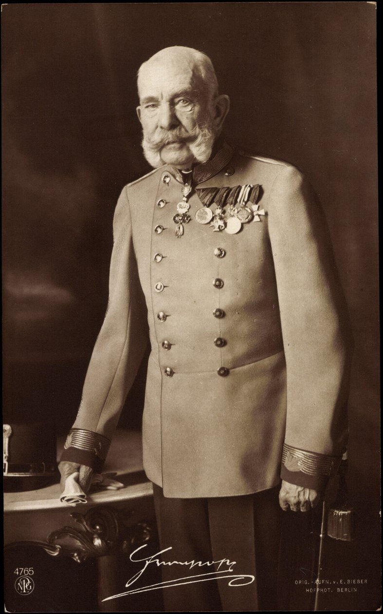 Keisari Franz Josef I, Itävalta, NPG 4765 tekijältä German Photographer