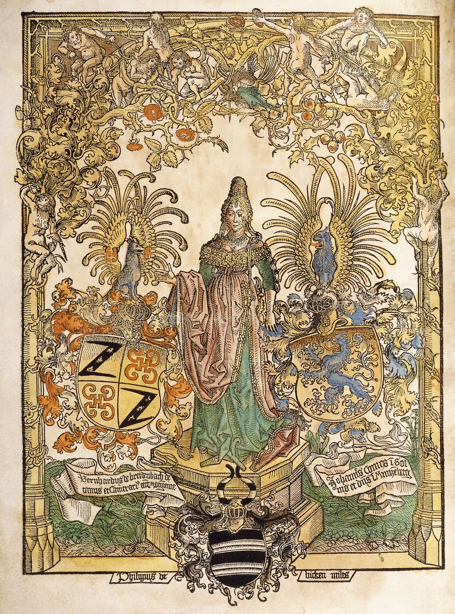 Mainzin allegorinen hahmo, 1486 tekijältä German School