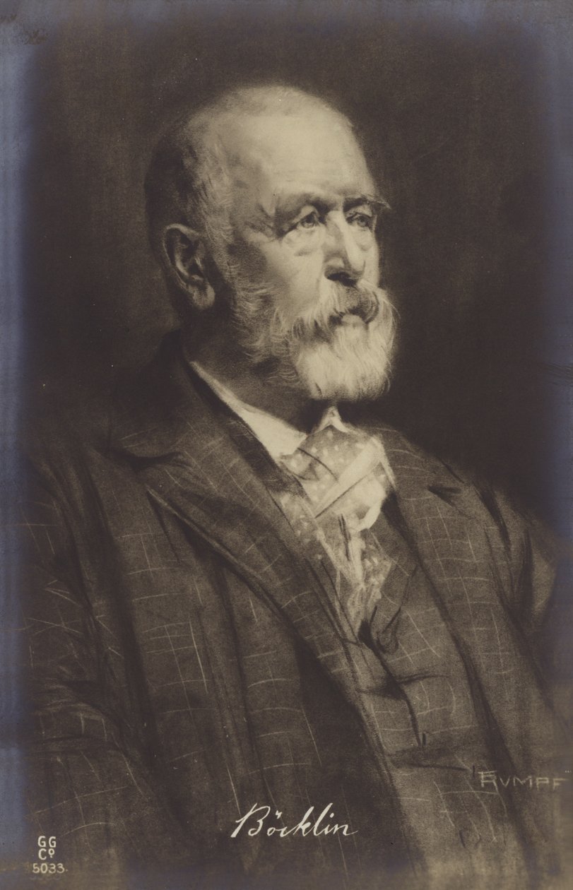 Arnold Boecklin, sveitsiläinen taidemaalari (litografia) tekijältä German School
