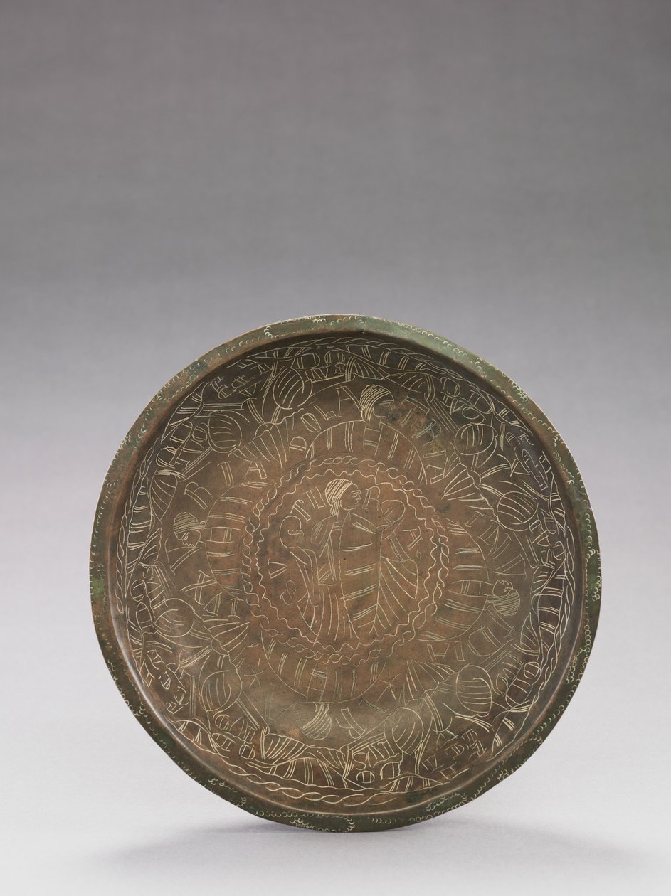 Kulho, jossa kaiverretut ruuvipuristimet, 1150-1200 tekijältä German School