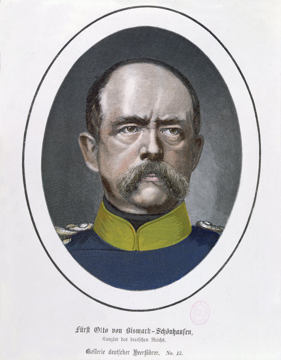 Kansleri Otto Von Bismarck (1815-1898) n. 1871 tekijältä German School