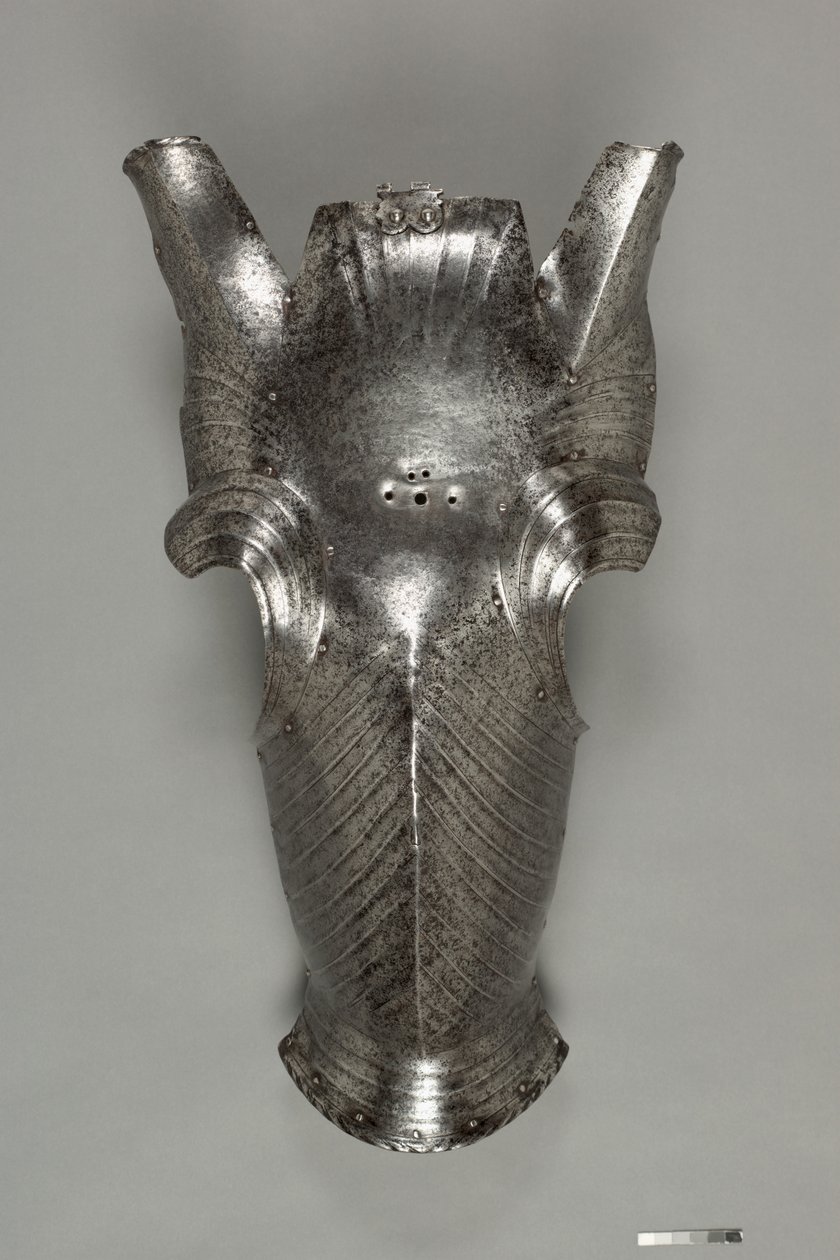 Chanfron Maximilian tyyliin, n.1510 (teräs) tekijältä German School