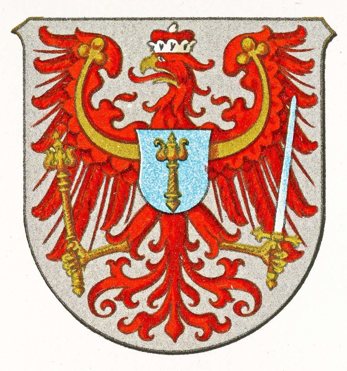 Brandenburgin vaakuna, n.1898 tekijältä German School