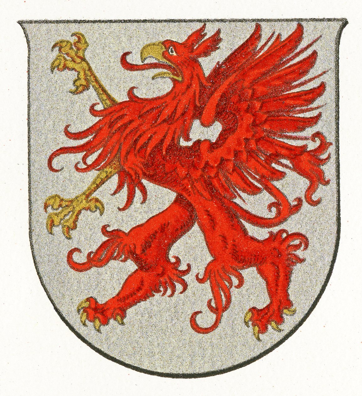 Pommerin vaakuna, n. 1898 tekijältä German School