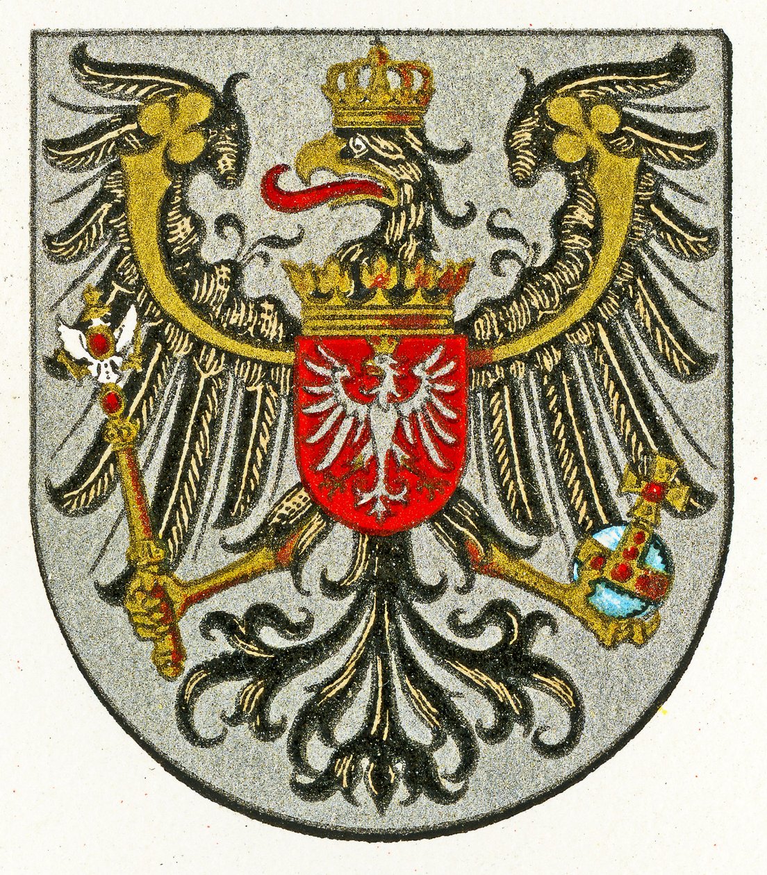 Posenin vaakuna, n. 1898 tekijältä German School