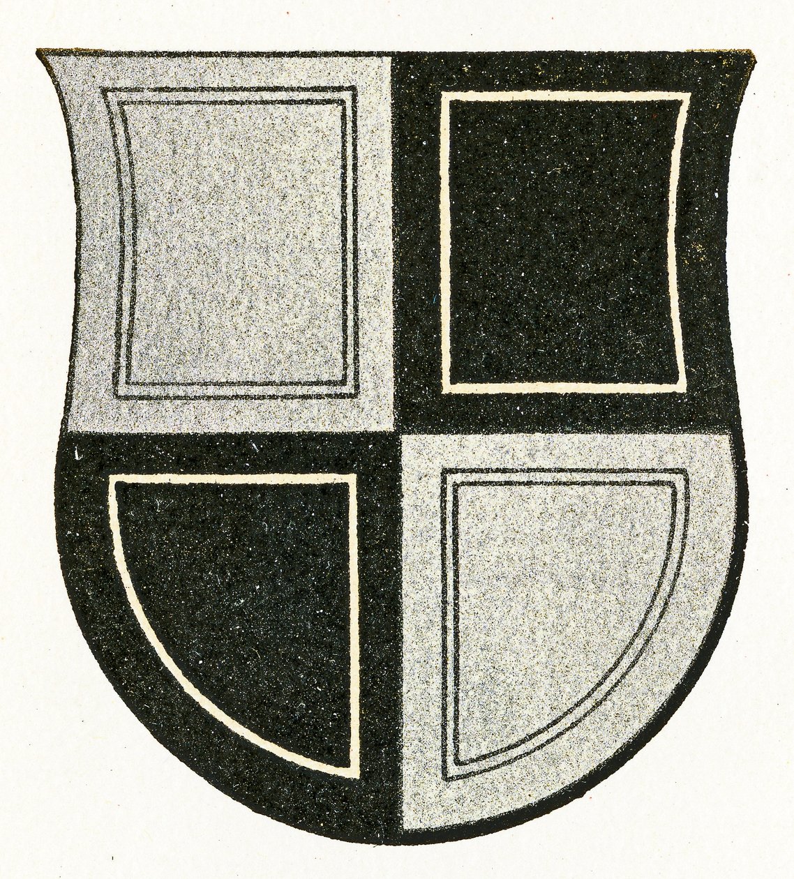 Zollernin (Hechingen) vaakuna, n. 1898 tekijältä German School