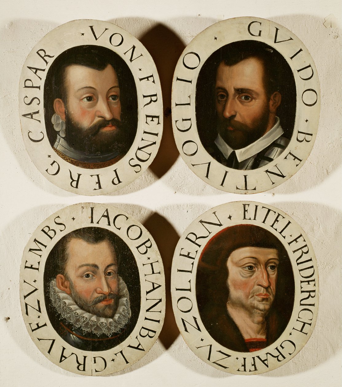 Kolmekymmenvuotisen sodan komentajat, Caspar von Freindsperg, Guido Bentivoglio, Jacob Hanibal Count Embs ... tekijältä German School