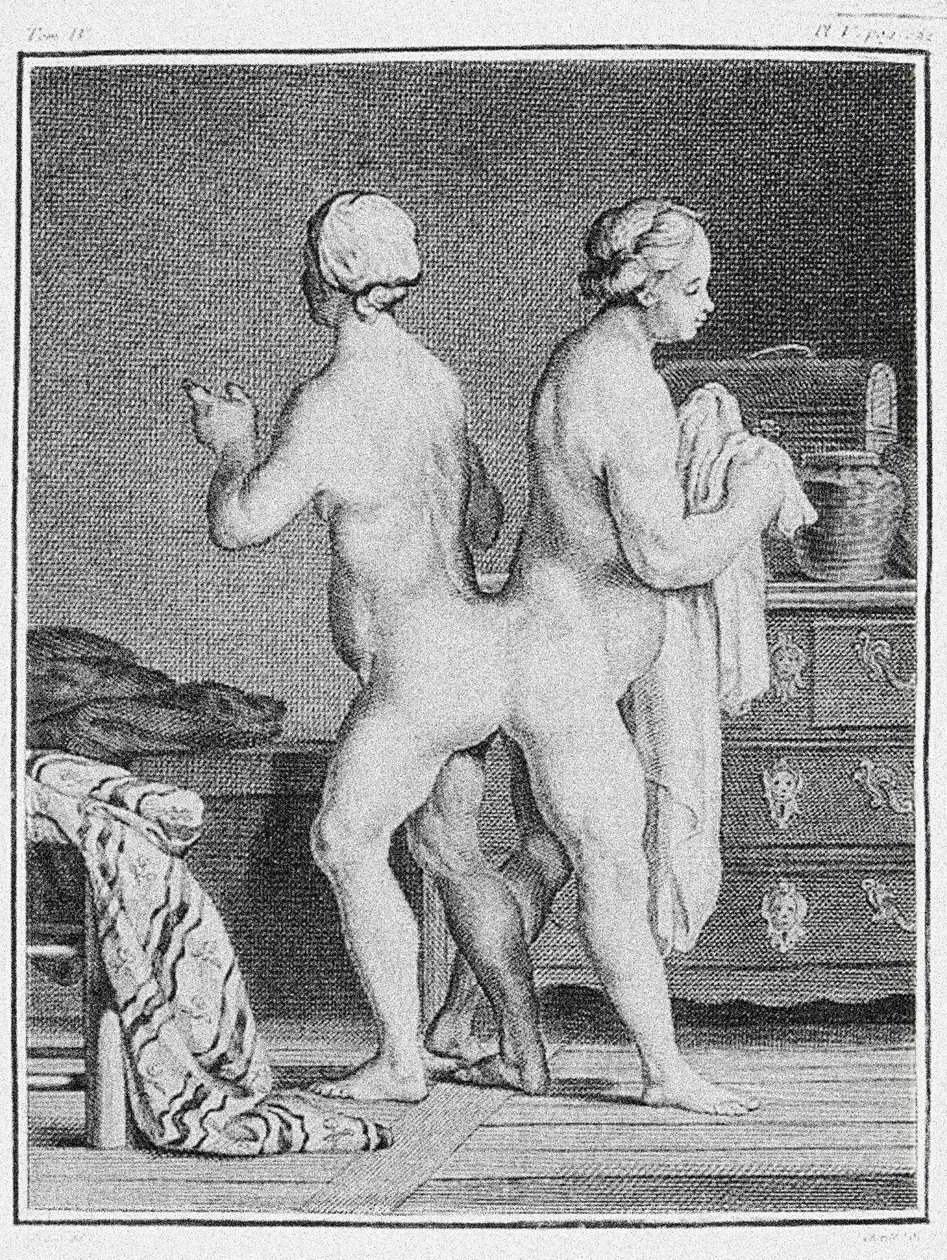 Yhdistetyt kaksoset, n. 1777 (kaiverrus) tekijältä German School