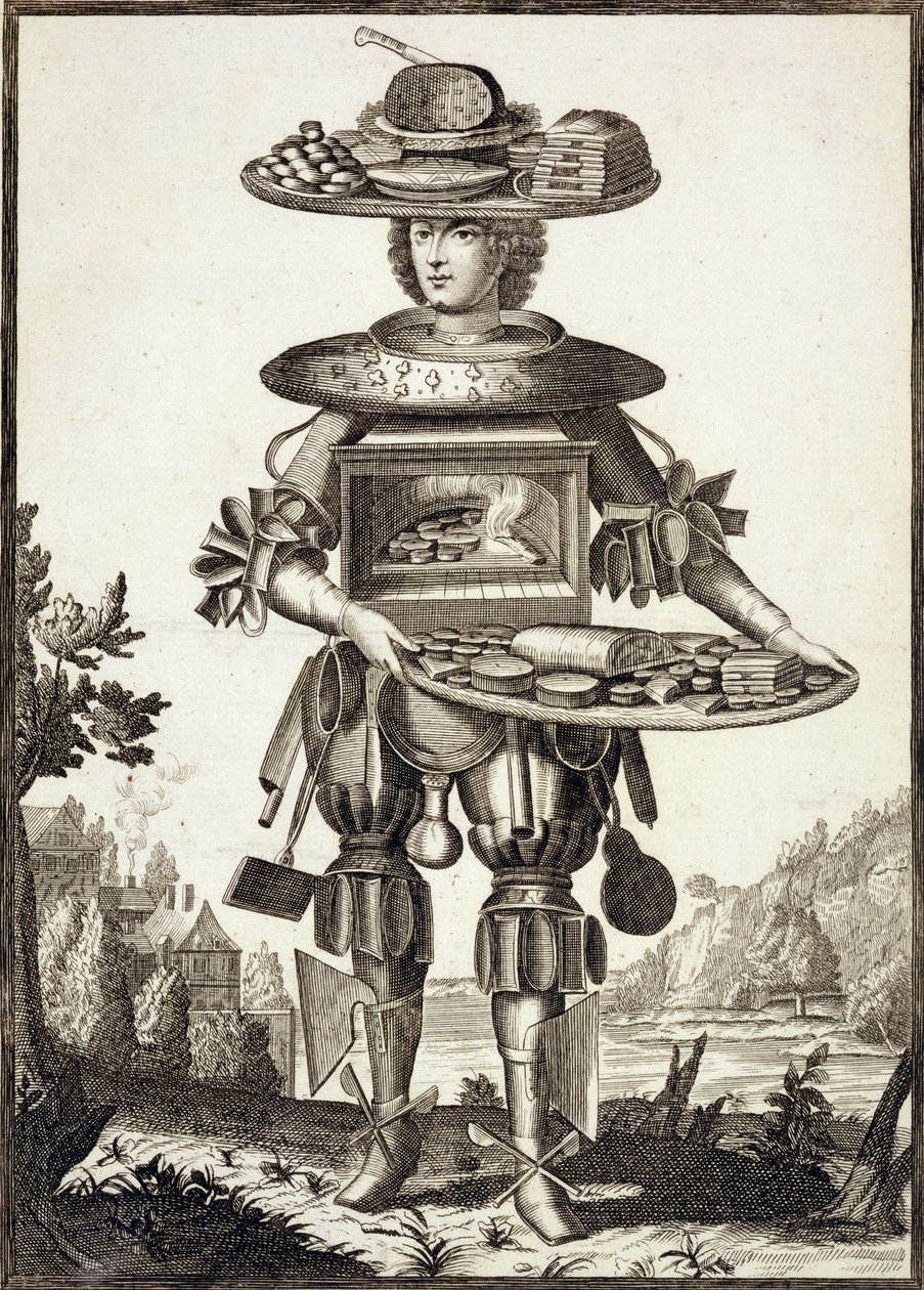 Pubi konditoriakokille, pubi. kirjoittanut Gerard Valck (16512-1726) n. 1690 tekijältä German School