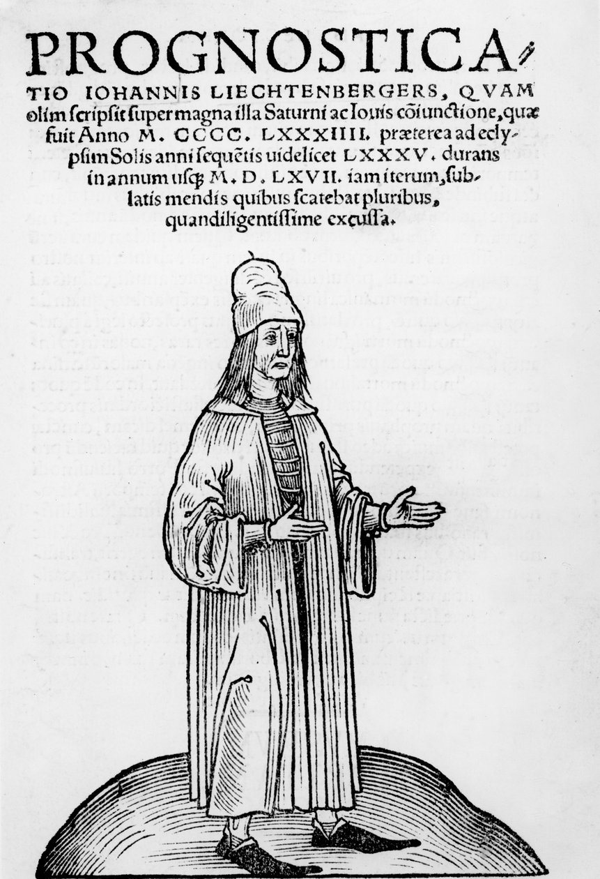 Johannes Lichtenbergerin kansikuva Pronosticatio in latino, 1526 tekijältä German School