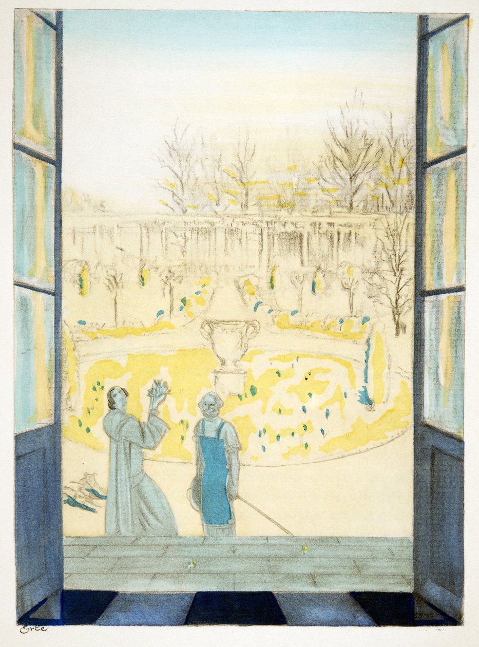 The First Flowers, Styl, pub.1922 (pochoor print) tekijältä German School
