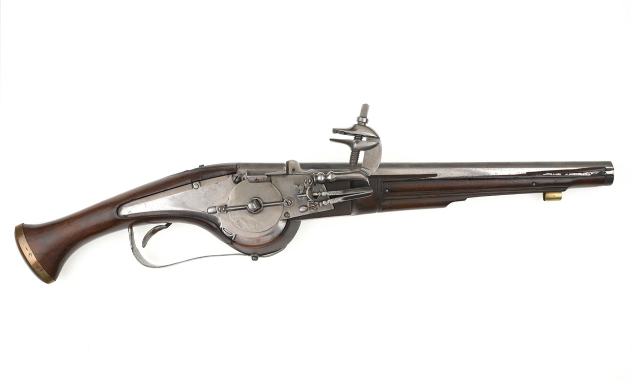 Hollantilainen tai saksalainen pyörälukkopistooli, n. 1630 (pistooli, pyörälukko) tekijältä German School
