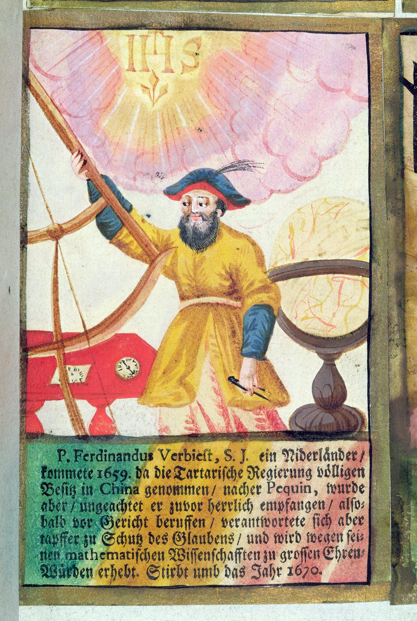 Isä Ferdinand Verbiest (1623-88) tekijältä German School