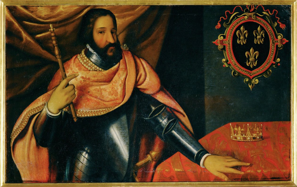 Francois I, Ranskan kuningas ... (maalaus kankaalle) tekijältä German School