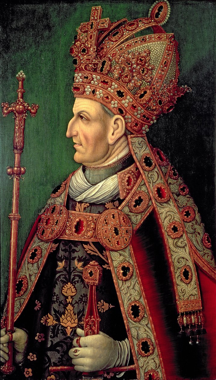 Saksan Fredrik III (1415-93) Pyhän saksalais-roomalaisen keisari, Itävallan viides herttua, keisari Maximilian I:n (1459-1519) isä. tekijältä German School