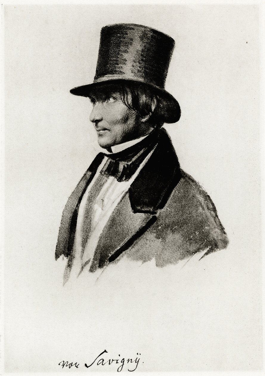 Friedrich Carl von Savigny, 1884-90 tekijältä German School