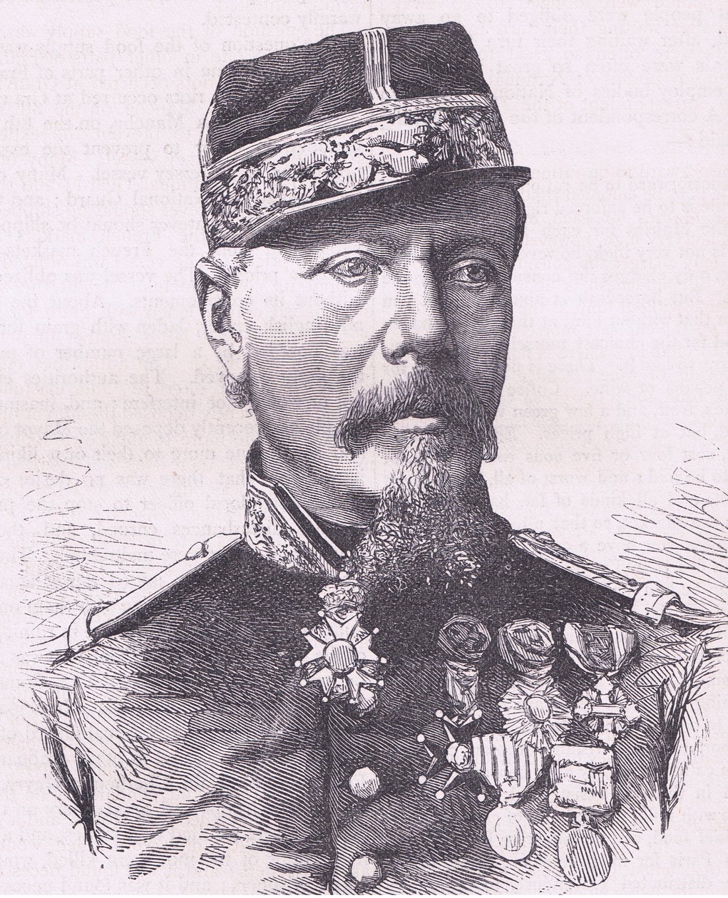 Kenraali Cremer, Cassells, Ranskan ja Saksan välisen sodan historia, julkaissut Cassell and Company Limited, n. 1890 (litho) tekijältä German School
