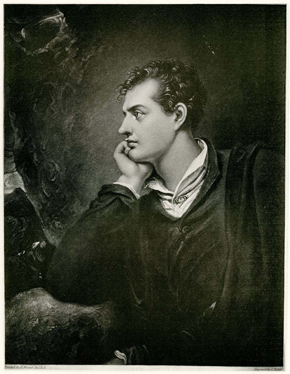 George Noel Gordon Lord Byron, 1884-90 (valokuva) tekijältä German School