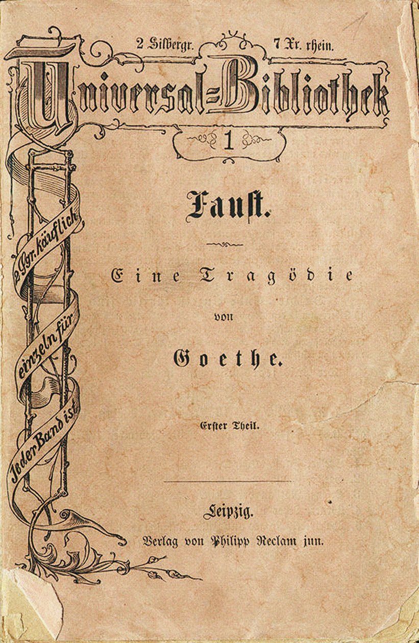 Goethen Faust I, Reclam