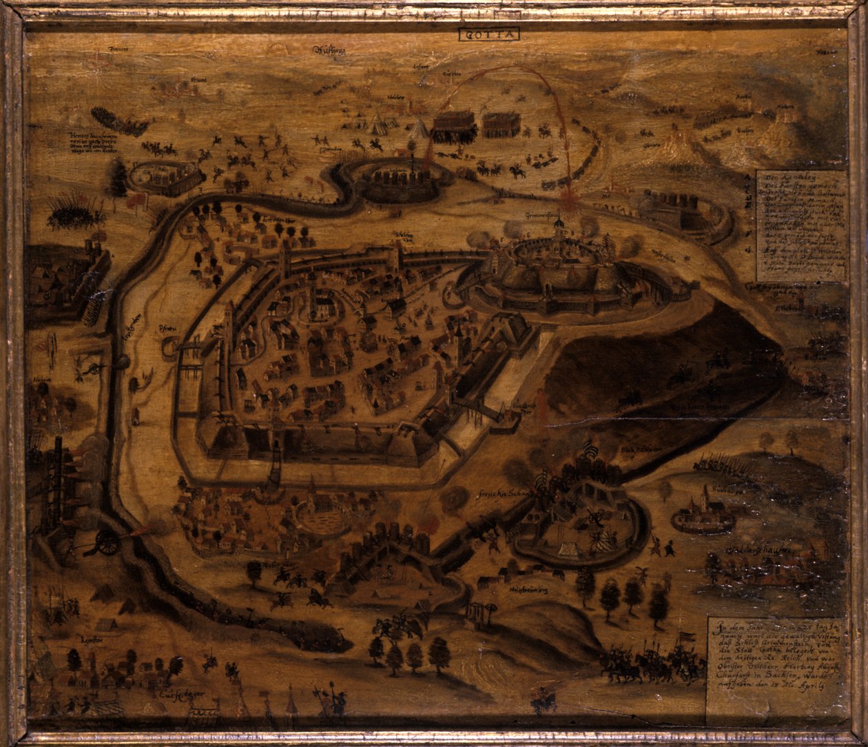 Gotha Grimmensteinin piirityksen aikana, 1567 tekijältä German School