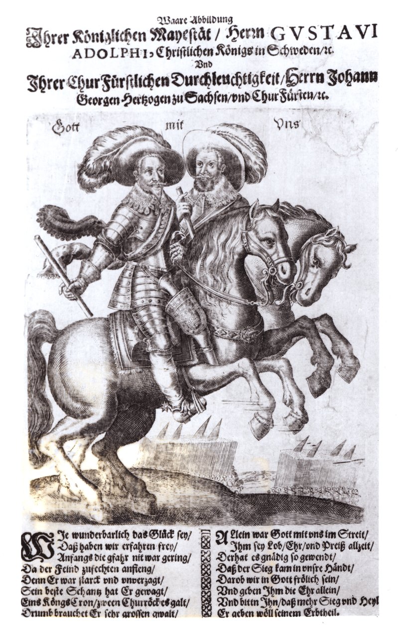 Kustaa Adolphus II (1594-1632) ja Gustavus Adolphus IV (1778-1837), Ruotsin kuninkaat tekijältä German School
