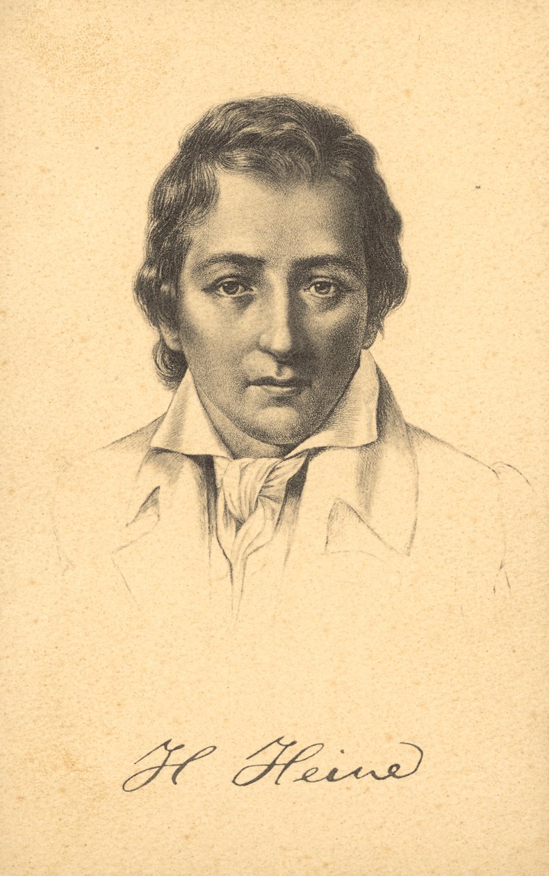 Heinrich Heine (litografia) tekijältä German School