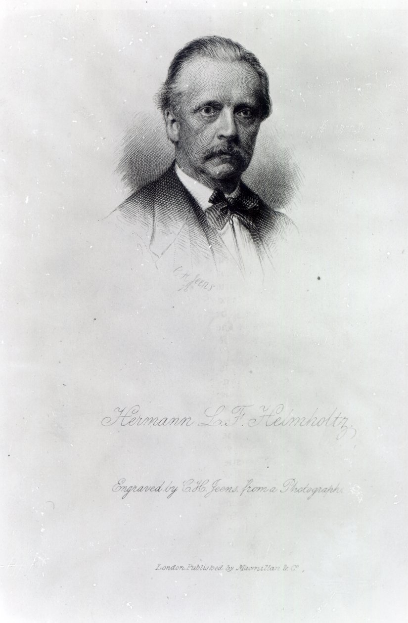 Hermann von Helmholtz, kaiverrus C.H Jeans tekijältä German School