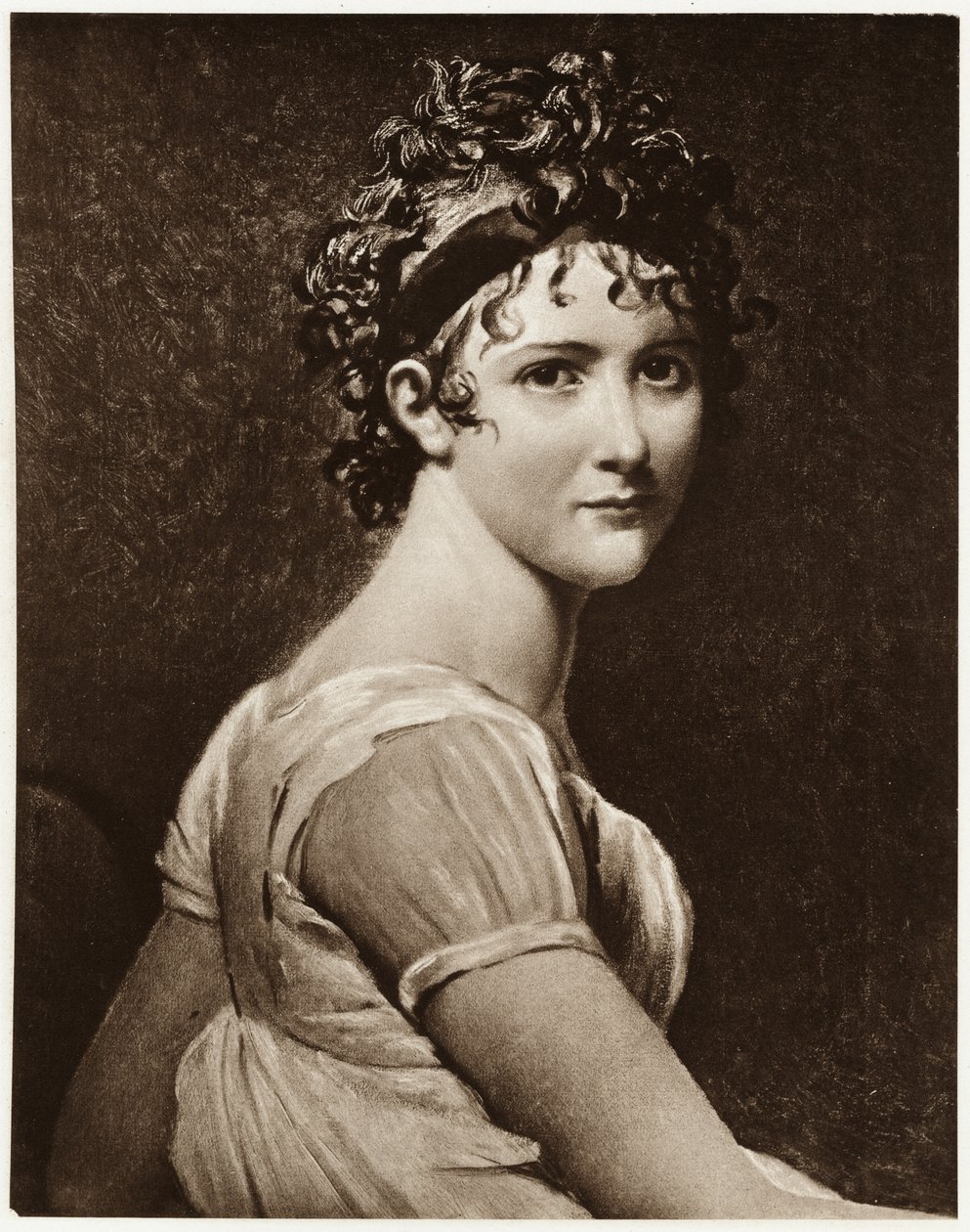 Jeanne Françoise Adelaide Récamier, 1884-90 (valokuva) tekijältä German School