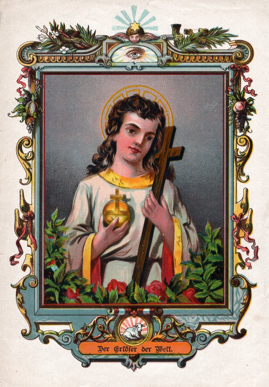 Jeesus Kristus. (kaiverrus, noin 1900) tekijältä German School
