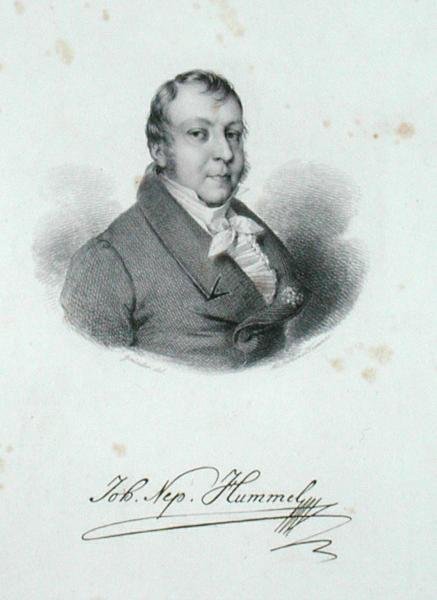 Johann Nepomuk Hummel (1778-1837) (kaiverrus) tekijältä German School