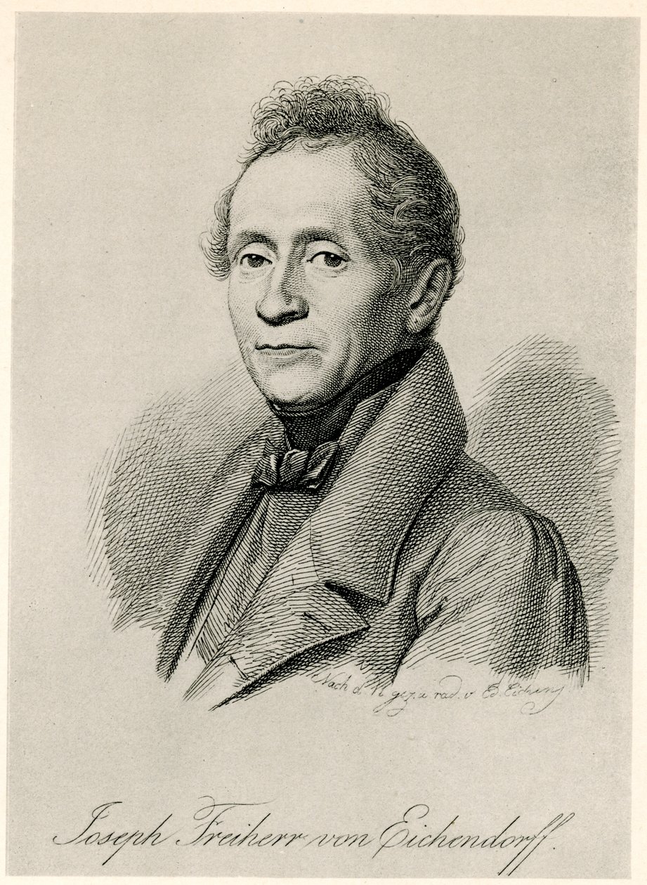 Joseph Freiherr von Eichendorff, 1884-90 (valokuva) tekijältä German School