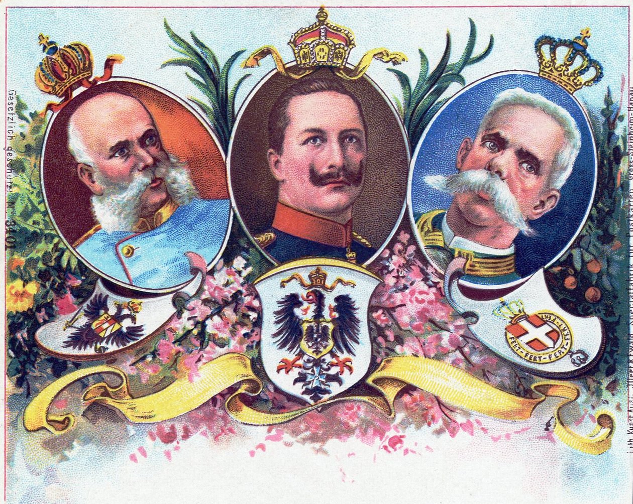 Keisari Wilhelm II ja hänen liittolaisensa, 1899 tekijältä German School