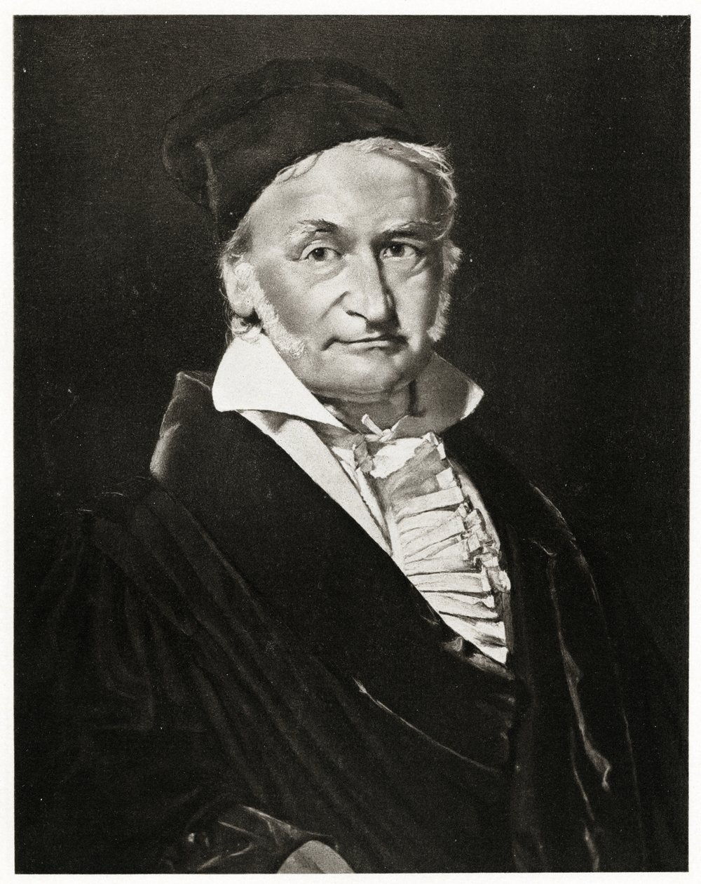 Karl Friedrich Gauss, 1884-90 (valokopio). tekijältä German School