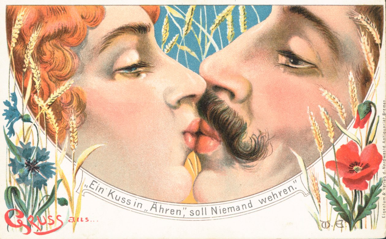 Kiss (värilitografia) tekijältä German School